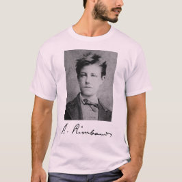 Porträtt och Namnteckning av Arthur Rimbaud T Shirt
