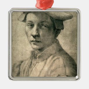 Porträtt of Andrea Quaratesi, c.1532 Julgransprydnad Metall