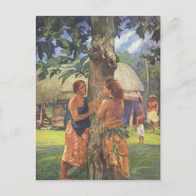 "Porträtt of Faase" - John LaFarge Postcard Vykort (Framsida)