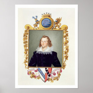 Porträtt of Ferdinando Stanley (1559-94) 5th Earl Poster