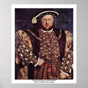 Porträtt of Henry Viii of England Poster