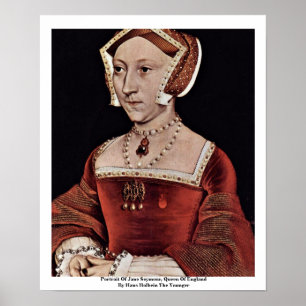 Porträtt of Jane Seymour, Englands drottning Poster