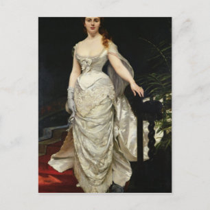 Porträtt of Mademoiselle X, 1873 Vykort