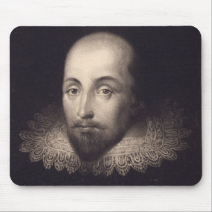 "Porträtt of Shakespeare" moussepad Musmatta