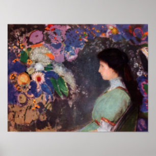 Porträtt of Violette Heymann, 1910 Poster