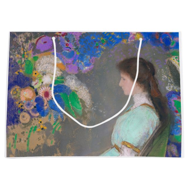 Porträtt of Violette Heymann, Redon (Framsidan)