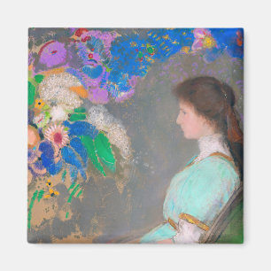 Porträtt of Violette Heymann, Redon Magnet
