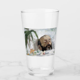 Porträtt om en död man (dödlighet och död) (Art. Glaskopp