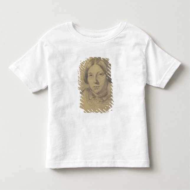 Porträtt om en kvinna, möjligen George Sand (1804- Tee Shirt (Framsida)