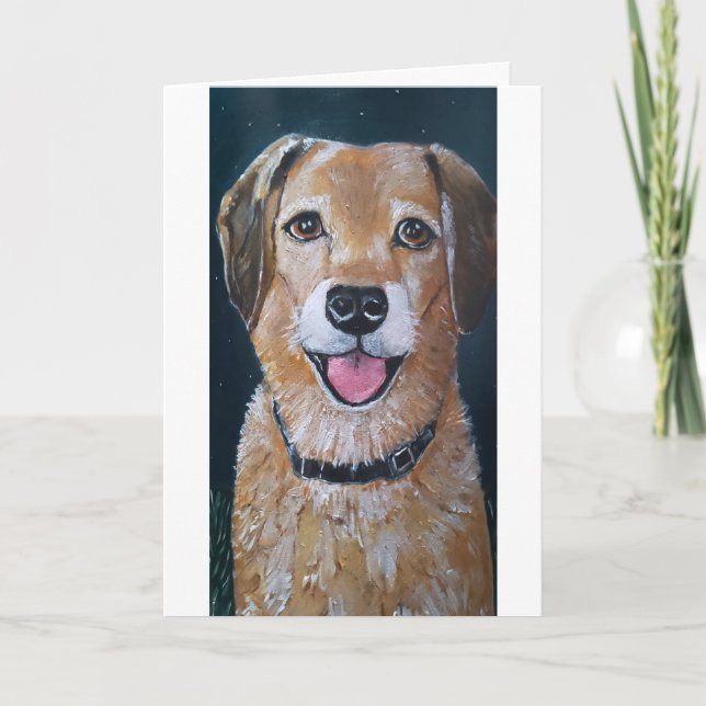 Porträtt om Engué Painting av Alfred Fox Kort (Framsida)