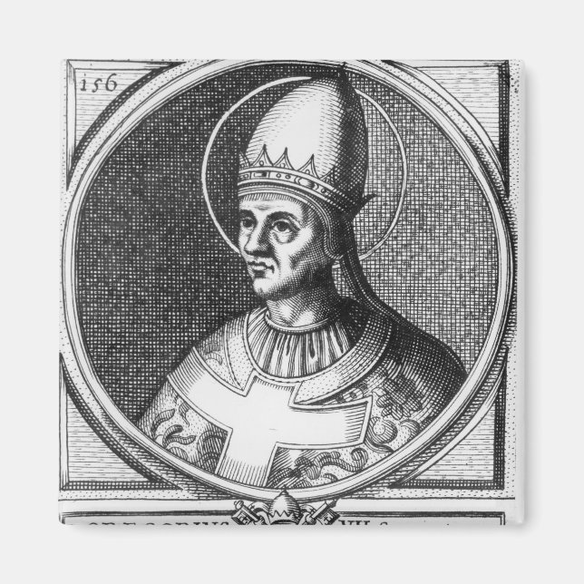 Porträtt om påven Gregory VII Magnet (Framsidan)