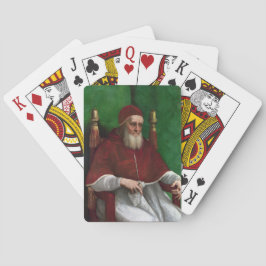 Porträtt om påven Julius II (av Raphael) Casinokort