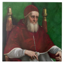 Porträtt om påven Julius II (av Raphael)