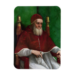Porträtt om påven Julius II (av Raphael) Magnet