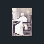 Porträtt om påven Leo XIII Canvastryck<br><div class="desc">Italienska skolans Porträtt i påven Leo XIII (1810-1903) vid en privat samling. Påven Leo XIII Porträtt (1810-1903) skapades kring 1800-talet.</div>