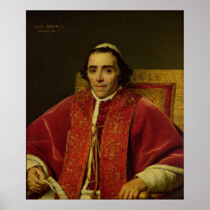 Porträtt om påven Pius VII , 1805 Poster