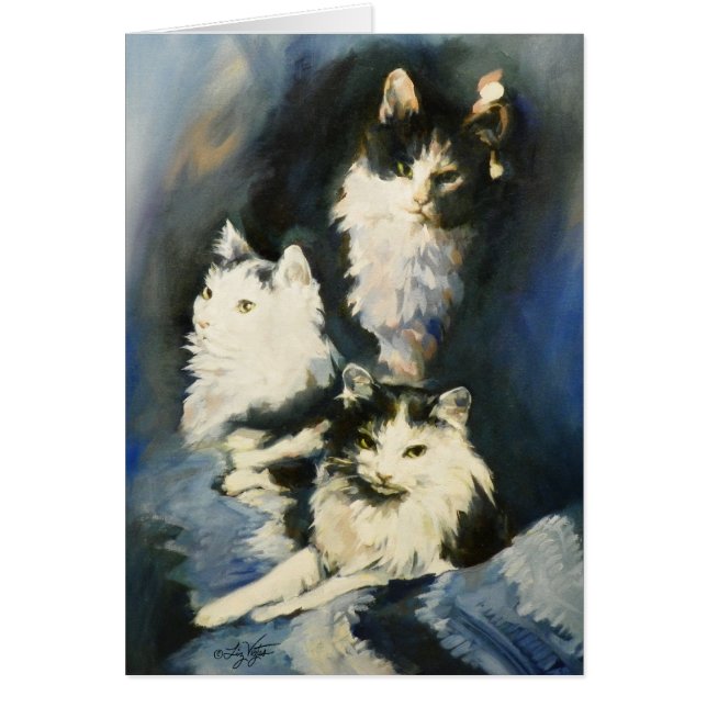 Porträtt på Buffy Card Hälsningskort (Framsidan)