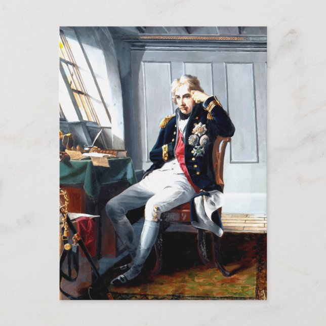 Porträtt Painting Lord Nelson Vykort (Framsida)