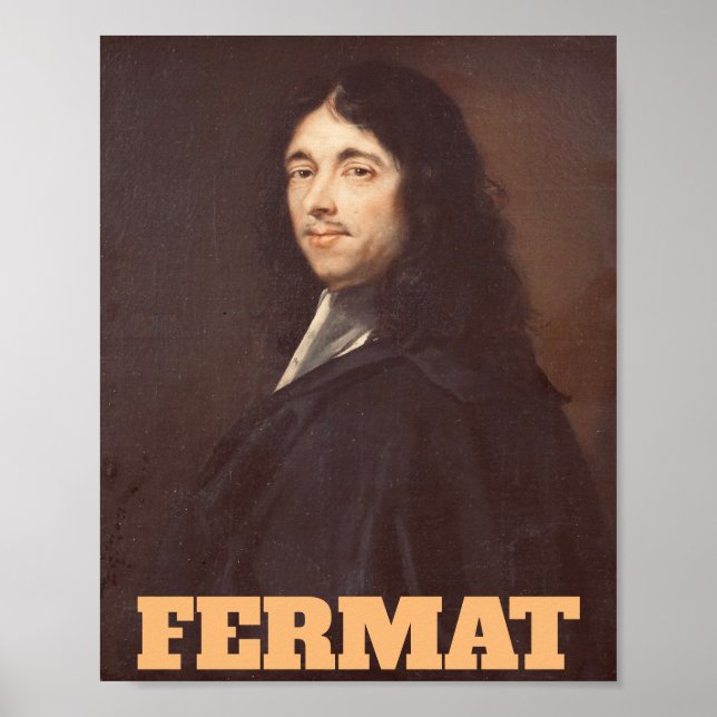 Porträtt, Pierre de Fermat Poster (Framsidan)