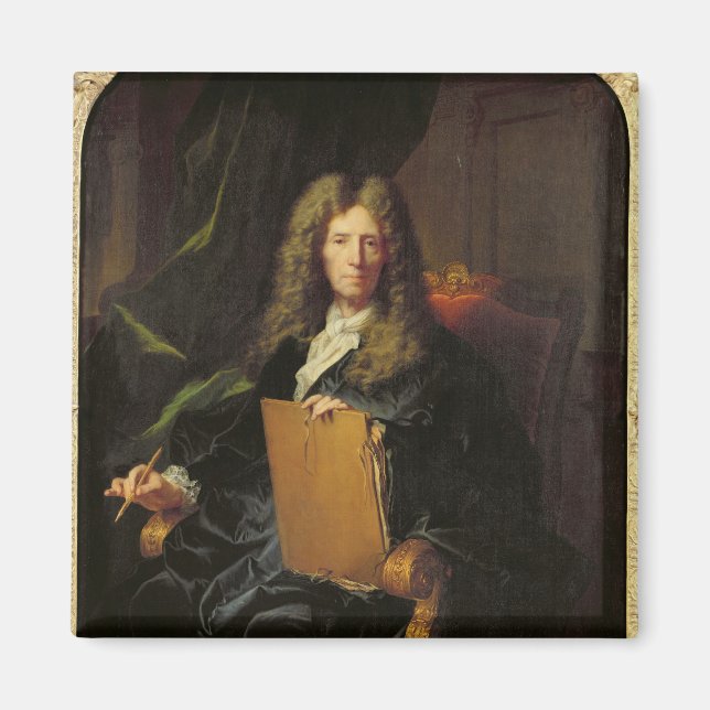 Porträtt, Pierre Mignard, 1690 Magnet (Framsidan)