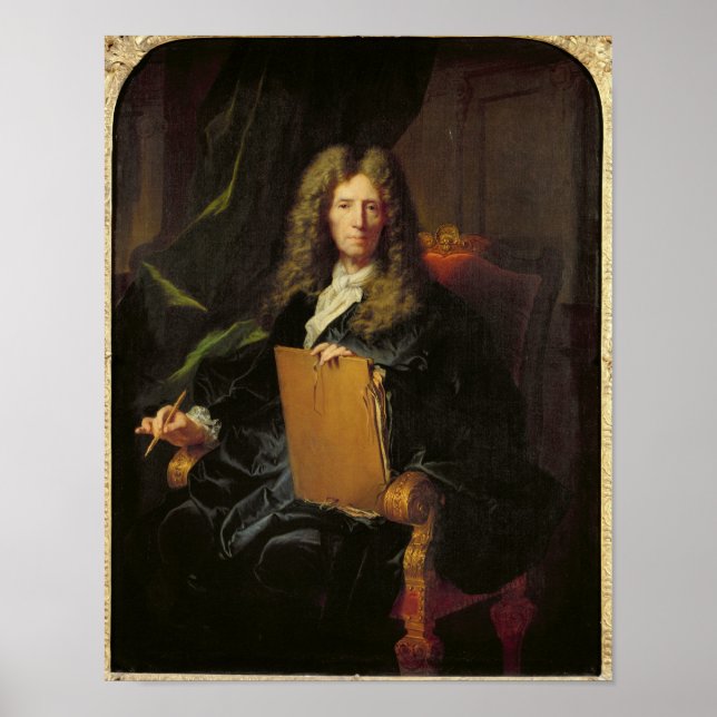 Porträtt, Pierre Mignard, 1690 Poster (Framsidan)