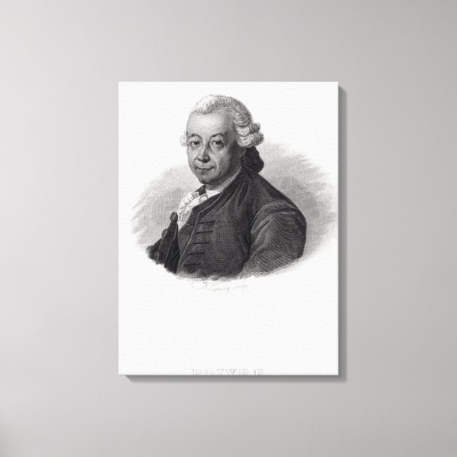 Porträtt Pierre Poivre Canvastryck (Framsida)