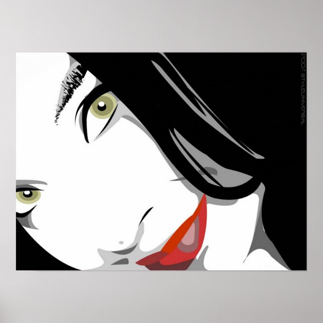 porträtt poster (Framsidan)