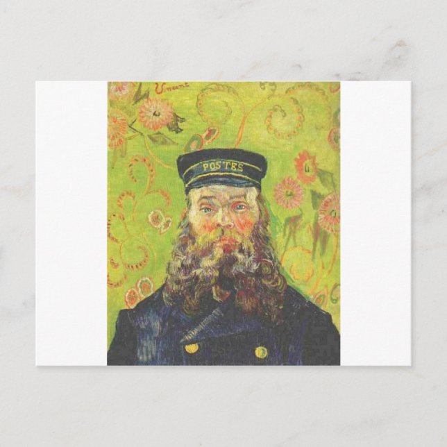 Porträtt Postman Joseph Roulin - Vincent van Gogh Vykort (Framsida)