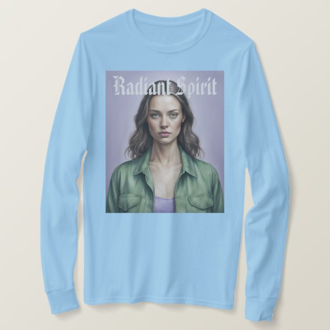 Porträtt Radiant Spirit T-Shirt (Design framsida)