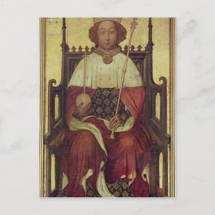 Porträtt Richard II "Westminster Porträtt" Vykort