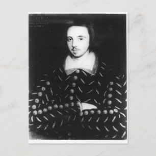 Porträtt sa att han var Christopher Marlowe Vykort
