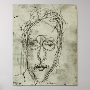 Porträtt Schaeffer   Albert Müller Poster