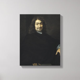 Porträtt som antas för att vara Rene Descartes Canvastryck
