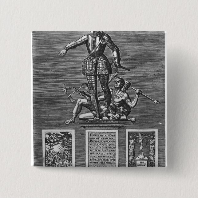 Porträtt som glorifierar Ferdinand Alvarez av Knapp (Framsida)