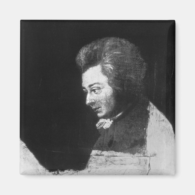 Porträtt som inte färdigställts av Wolfgang Amadeu Magnet (Framsidan)