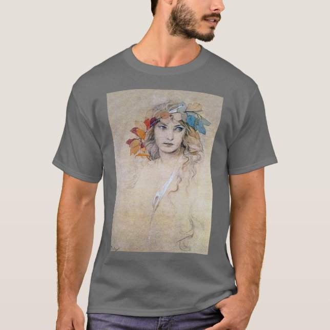 Porträtt (Studie), Alphonse Mucha T Shirt (Framsida)