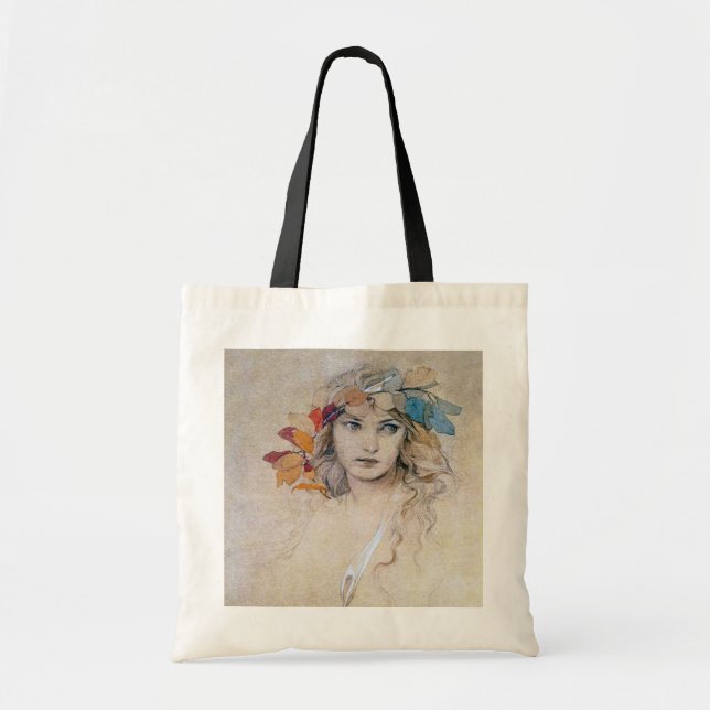 Porträtt (Studie), Alphonse Mucha Tygkasse (Framsidan)