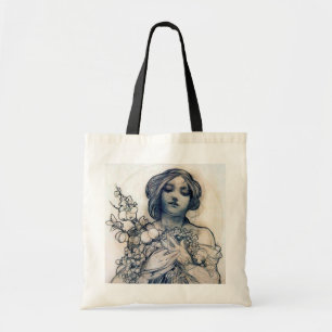 Porträtt (Studie), Alphonse Mucha Tygkasse