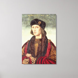 Porträtt T31778 av Henry VII (1457-1509) Canvastryck