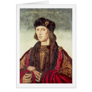 Porträtt T31778 av Henry VII (1457-1509) Hälsningskort