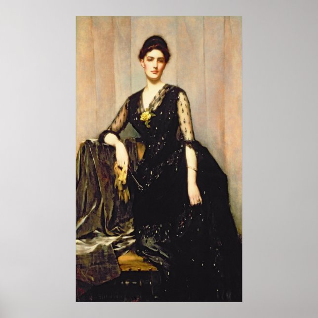 Porträtt till Agnes Williamson Poster (Framsidan)