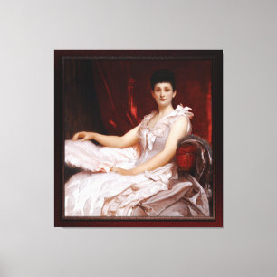 Porträtt till Amy Augusta, Dam Coleridge Canvastryck