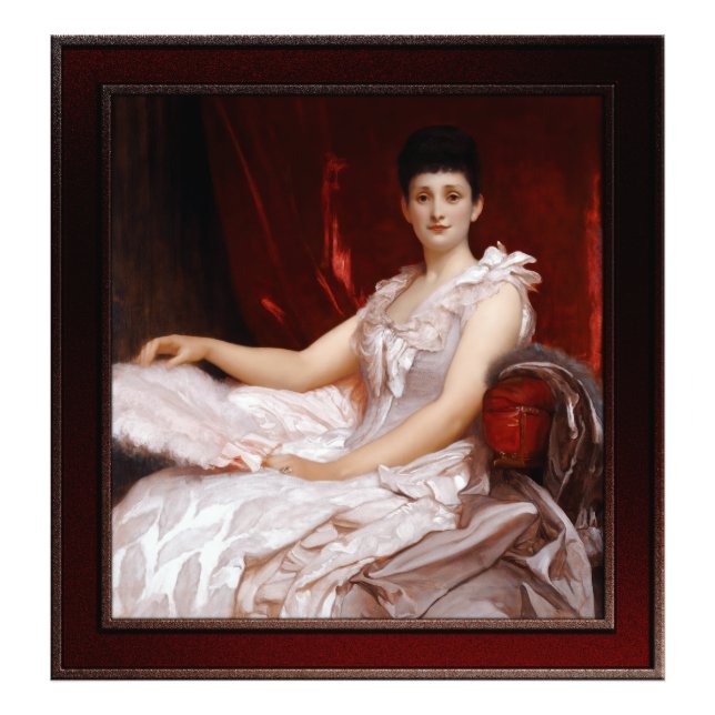 Porträtt till Amy Augusta, Dam Coleridge Fototryck (Framsidan)