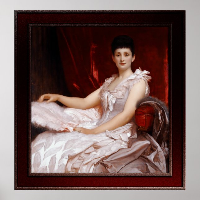 Porträtt till Amy Augusta, Dam Coleridge Poster (Framsidan)