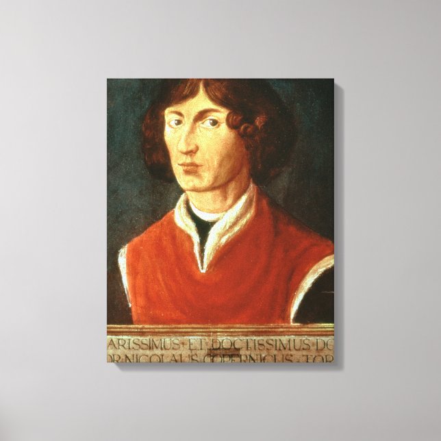 Porträtt till Andreus Nikolaus Copernicus 1575 Canvastryck (Framsida)