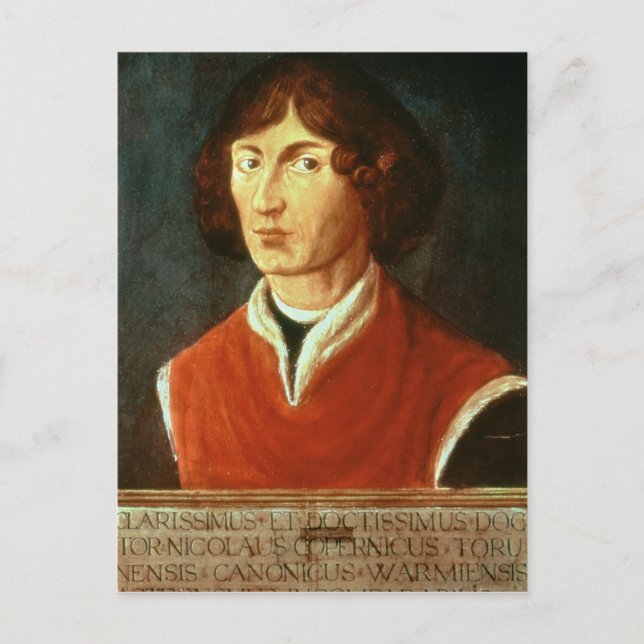 Porträtt till Andreus Nikolaus Copernicus 1575 Vykort (Framsida)