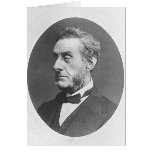 Porträtt till Anthony Ashley Cooper Hälsningskort (Framsidan)