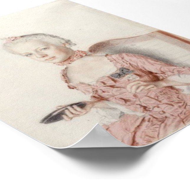 Porträtt till Archduchess Maria Antonia of Austria Poster (Hörn)