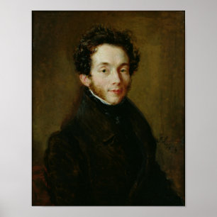 Porträtt till Carl Maria Friedrich Ernst von Poster