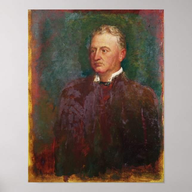 Porträtt till Cecil John Rhodes 1898 Poster (Framsidan)